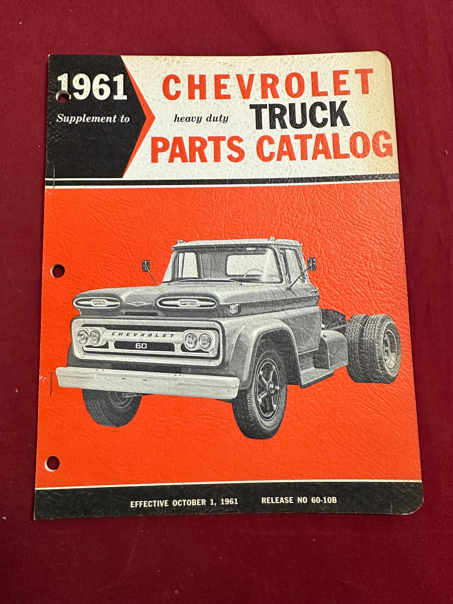 1961 CHEVROLET TRUCK PARTS CATALOG Forbush Vintage Auto Parts