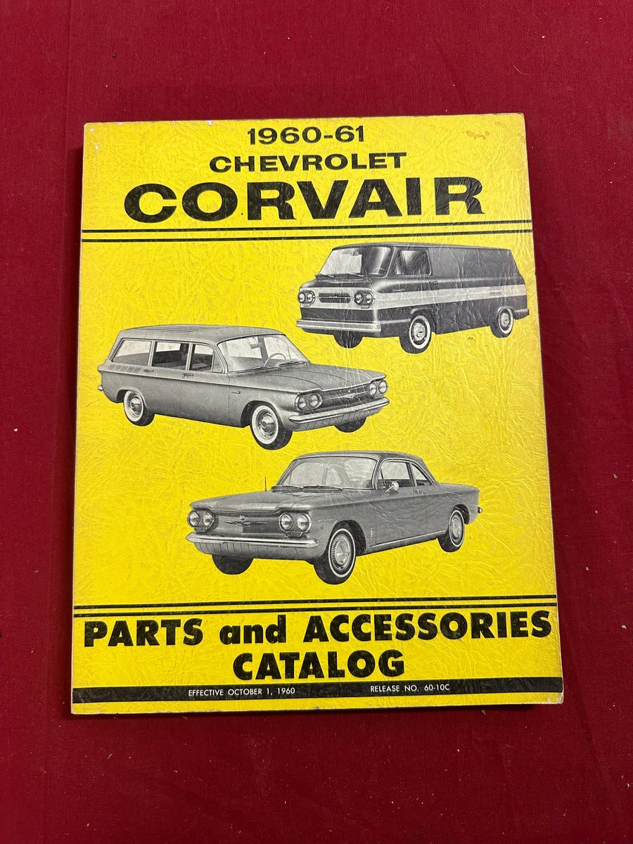 196061 CHEVROLET CORVAIR PARTS AND ACCESSORIES BOOK Forbush Vintage