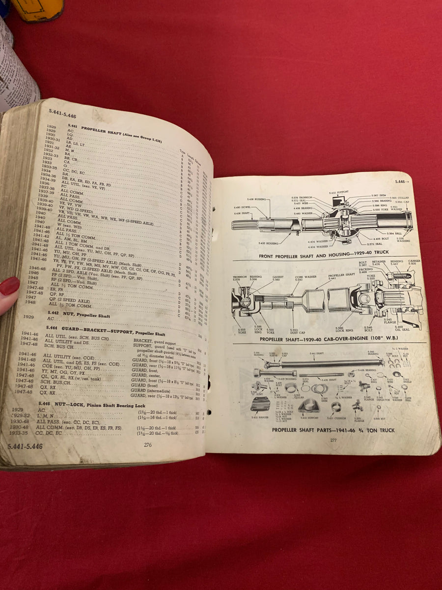 192948 CHEVROLET MASTER PARTS CATALOG Forbush Vintage Auto Parts