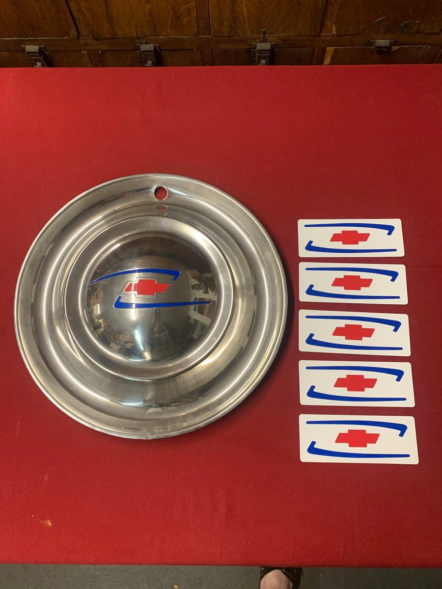194952 CHEVROLET HUBCAP DECALS Forbush Vintage Auto Parts