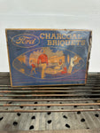 ORIGINAL FORD BBQ GRILL WITH FORD BRIQUETS
