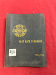 1950-54 CHEVROLET FLAT RATE SCHEDULE BOOKLET