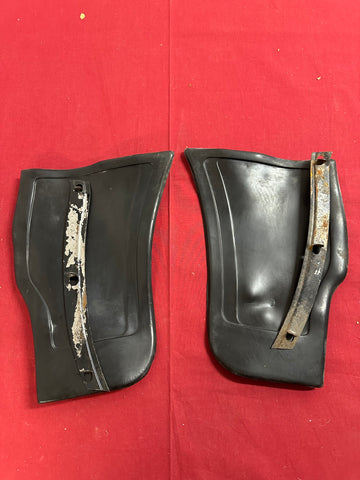 1942-48 CHEVROLET NOS RUBBER GRAVEL GUARDS WITH CLIPS