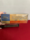 ORIGINAL FORD BBQ GRILL WITH FORD BRIQUETS