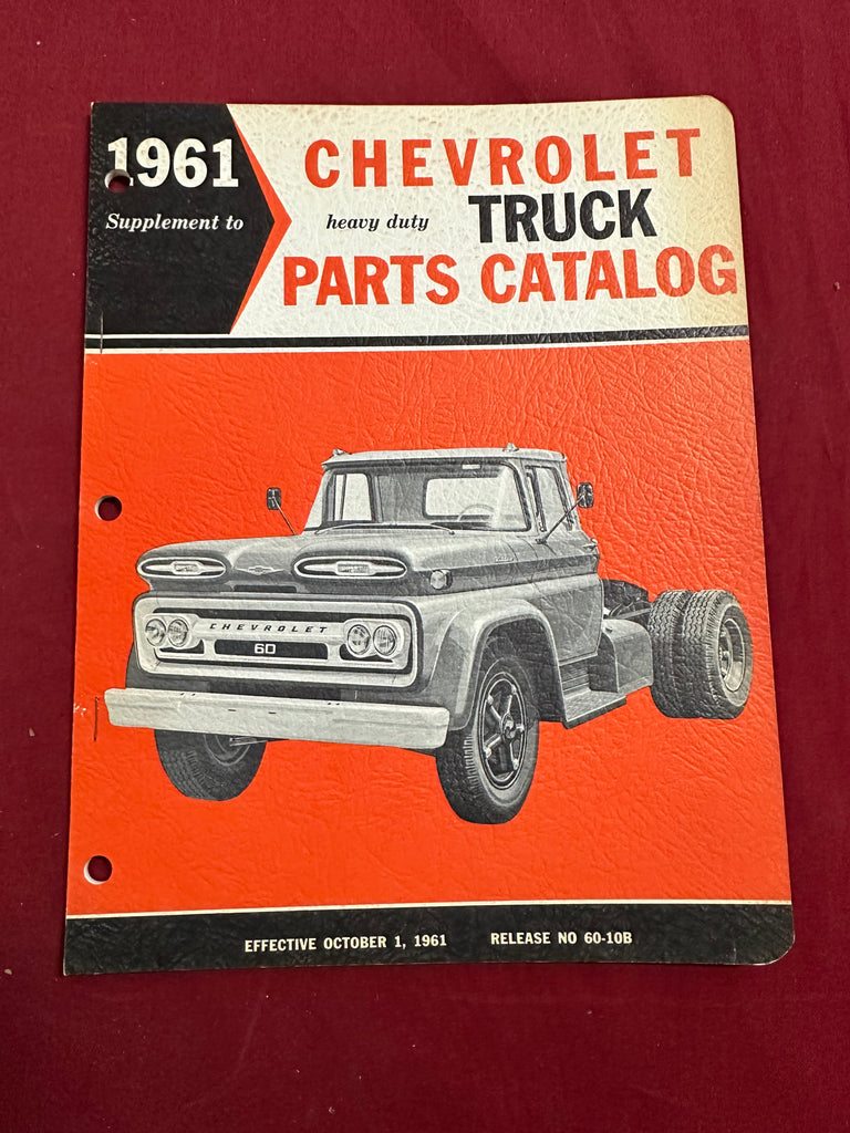 1961 CHEVROLET TRUCK PARTS CATALOG Forbush Vintage Auto Parts