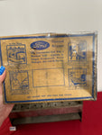 ORIGINAL FORD BBQ GRILL WITH FORD BRIQUETS