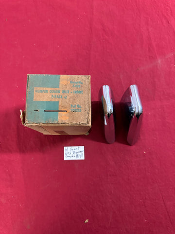 1961 CHEVROLET NOS BUMPER GUARDS