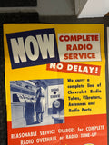 CHEVROLET RADIO POSTER
