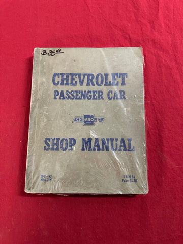 1949-53 CHEVROLET PASSENGER CAR SHOP MANUAL