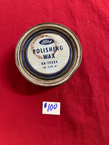 FORD POLISHING WAX CAN