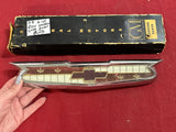 1958 CHEVROLET 6 CYLINDER REAR EMBLEM USED