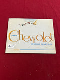 1960 CHEVROLET CUSTOMER FEATURES BOOK
