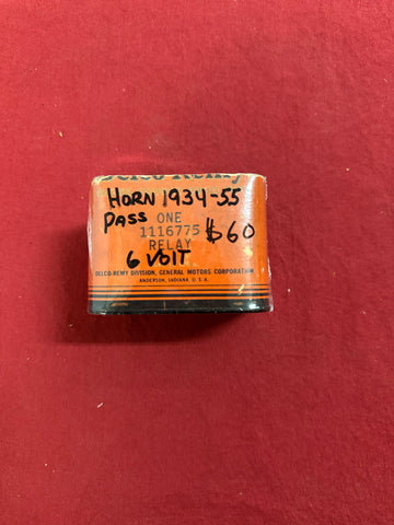 1934-55 CHEVROLET NOS 6 VOLT HORN RECESS