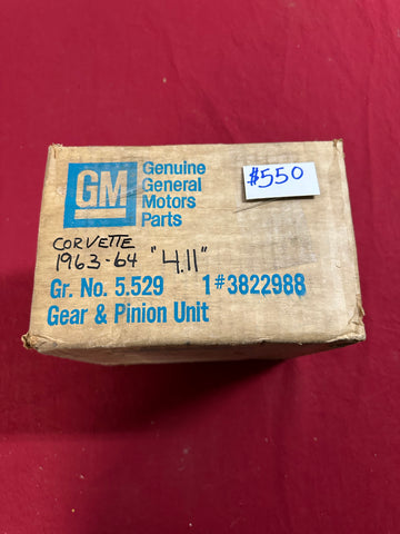 1963-64 CHEVROLET NOS CORVETTE 4.11 GEAR AND PINION UNIT