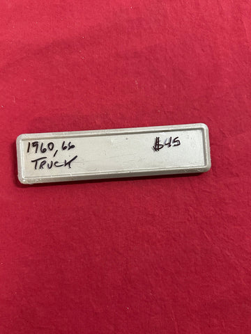 1960-66 CHEVROLET TRUCK RADIO DELETE PLATE