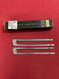 1962 CHEVROLET NOS NOVA SCRIPT MOLDING SET OF TWO