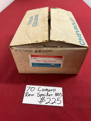 1970 CHEVROLET NOS CAMARO REAR SPEAKER
