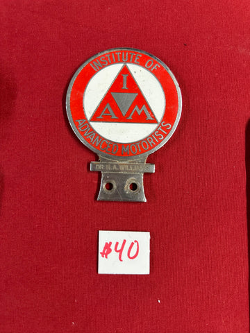 LICENSE PLATE PLAQUE