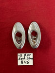 1941 CHEVROLET REAR SEAT STRAP BEZELS