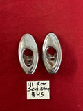 1941 CHEVROLET REAR SEAT STRAP BEZELS