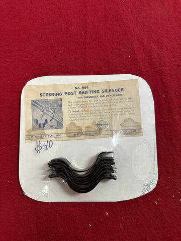 CHEVROLET NOS STEERING POST SHIFTING SILENCER PIECES