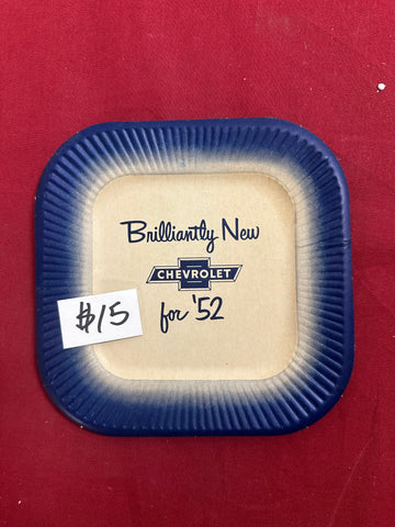1952 CHEVROLET PAPER PLATE