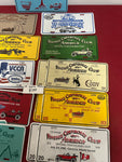 SET OF 18 LICENSE PLATES