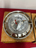 1962 CHEVROLET NOS SS HUBCAPS PAIR