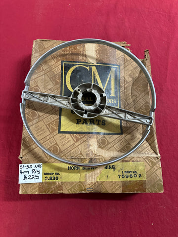 1951-52 CHEVROLET NOS HORN RING