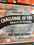 CHEVROLET CBS RADIO POSTER