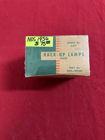 1956 CHEVROLET NOS BACK UP LAMPS