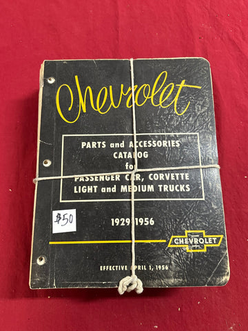 1929-56 CHEVROLET PARTS AND ACCESSORIES BOOK CATALOG