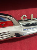 1952 CHEVROLET NOS STYLELINE TRUNK EMBLEM FOR POWER GLIDE