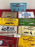SET OF 18 LICENSE PLATES