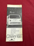 1964 CHEVY VAN BROCHURE