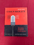 1942-61 CHEVROLET RADIO PARTS CATALOG