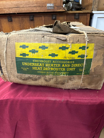 1948-49 CHEVROLET NOS UNDER-SEAT HEATER AND DIRECT HEAT DEFROSTER UNIT