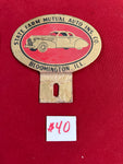 LICENSE PLATE PLAQUE