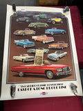 CHEVROLET CONVERTIBLE POSTER