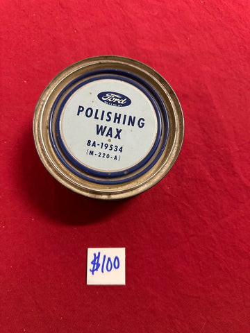 FORD POLISHING WAX CAN