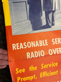 CHEVROLET RADIO POSTER