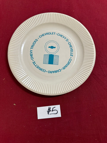 CHEVROLET PAPER PLATE