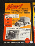 CHEVROLET TRUCK RADIO POSTER