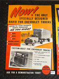 CHEVROLET TRUCK RADIO POSTER