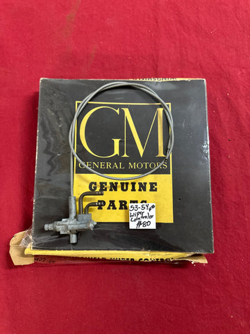 1953-54 CHEVROLET NOS WIPER CONTROL CABLE