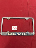 DEVIE CHEVROLET LICENSE PLATE FRAME