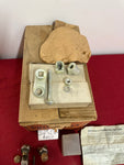 1946-48 CHEVROLET NOS UTILITY FOG LIGHTS ONE AMBER ONE RED