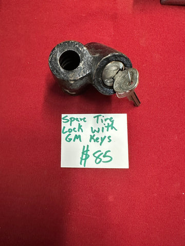 SPARE TIRE LOCK WITH GM KEYS