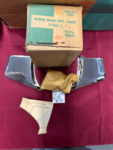 1960 CHEVROLET NOS FRONT BUMPER GUARDS
