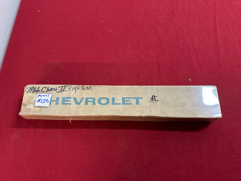 1966 CHEVROLET NOS MANUAL CHEVY TWO RIGHT REAR ANTENNA